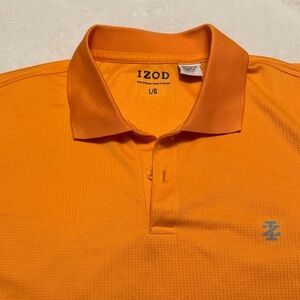 Izod Men's Vibrant Orange Polo Shirt